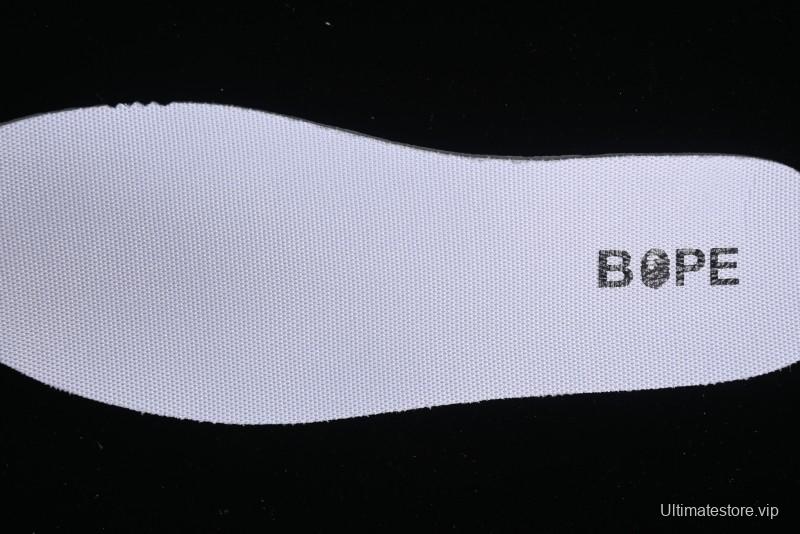 Nike SB Dunk Low BAPE Collaboration - Off-White Mini Blue Swoosh Anniversary High-End Custom Low-Top Casual Sneakers - XD6188-027