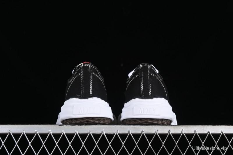 Wayne MMY Original Sole Leather Low Sneaker with Deconstructed Ice Cream Sole - W.E5