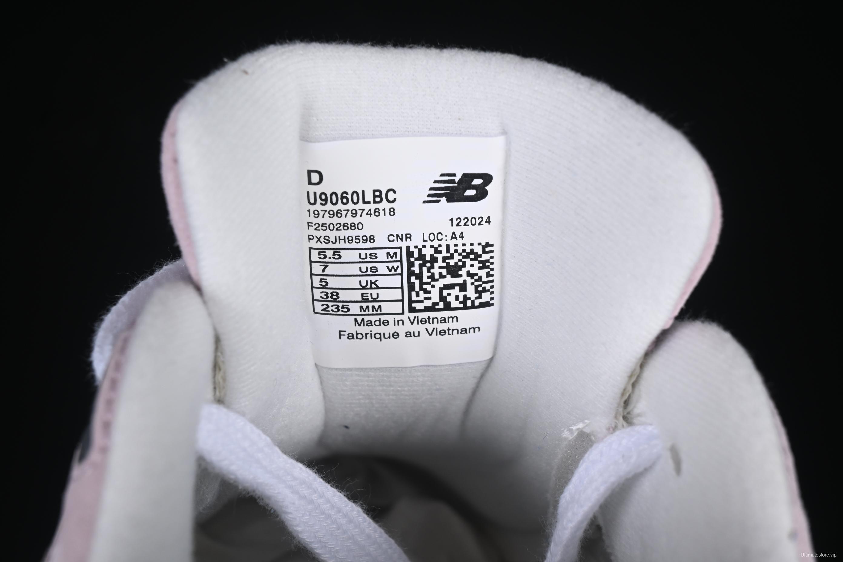 New Balance NB9060 Series Retro Casual Running Shoes with ABZORB Cushioning - U9060LBC
