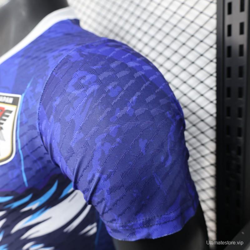 Player Version 2025 Japan Blue Jersey with Owl Design