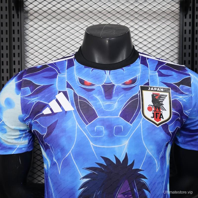 Player Version 2025 Japan Blue with Anime Character Design Jersey