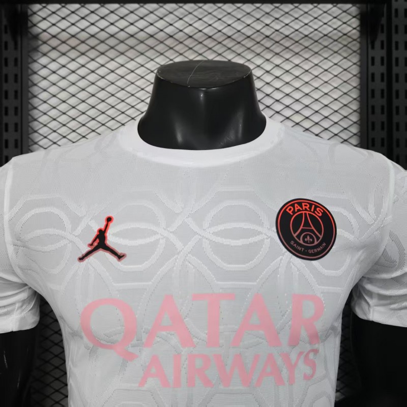 Player Version 25/26 Paris Saint-Germain PSG WHITE Pre-Match Jersey