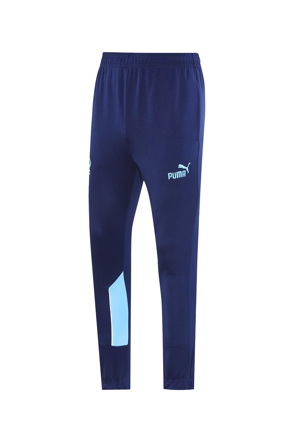 25/26 Olympique Marseille Blue/Navy Full Zipper Jacket +Long Pants