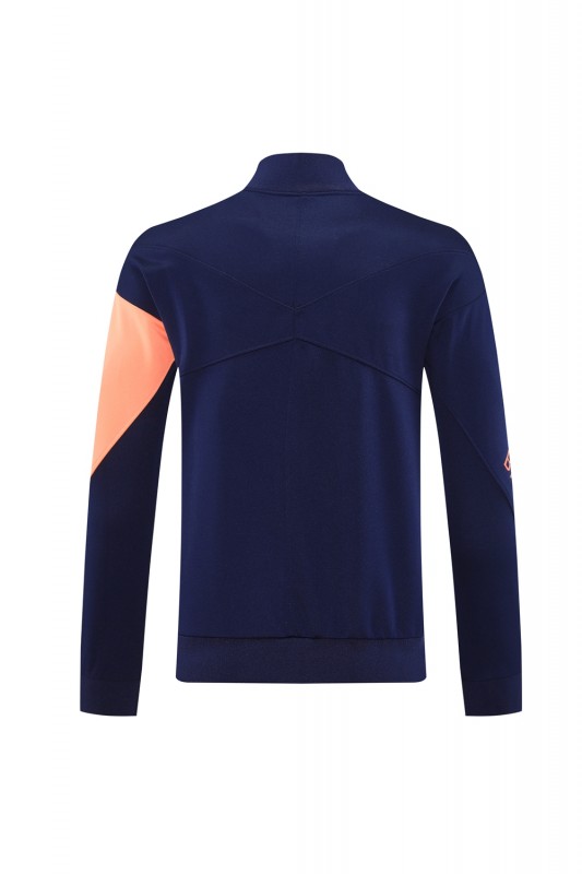 25/26 Barcelona Navy/Orange Full Zipper Jacket +Long Pants