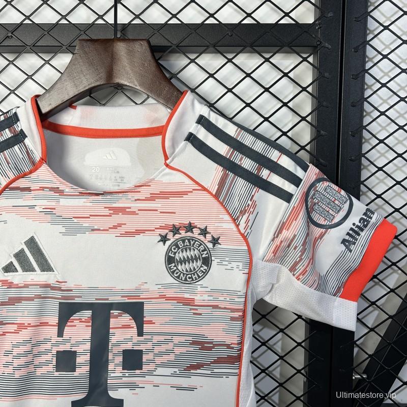 25/26 Kids Bayern Munich Away Size 16-28 Jersey