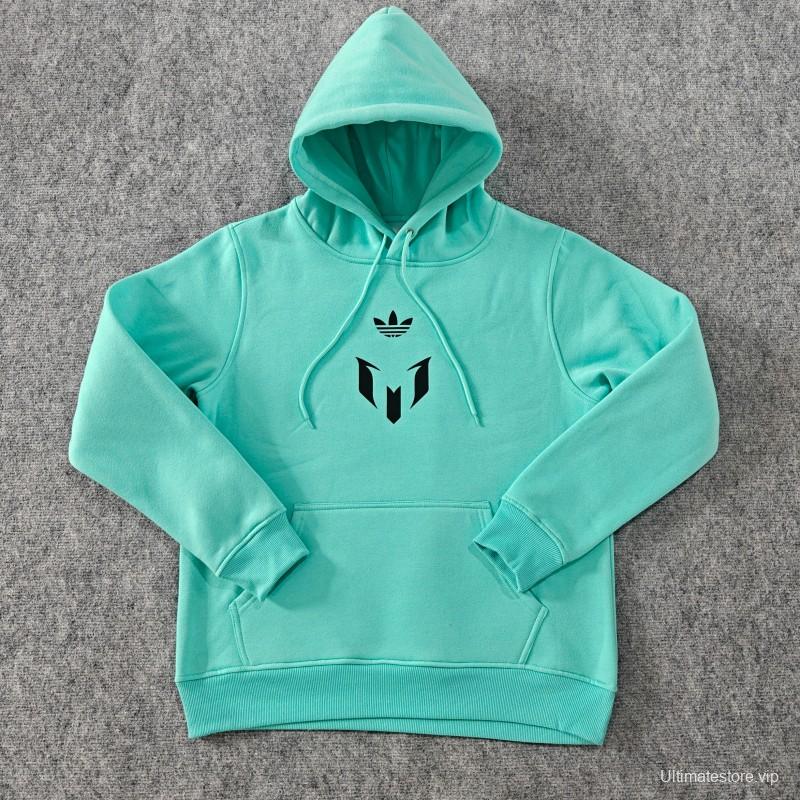25/26 Inter Miami Messi Fleece-lined Hoodie 9 Color Full Zipper Jacket + Long Pants