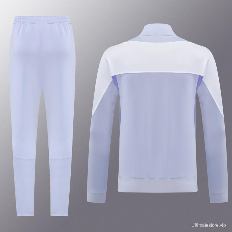 2025 NIKE Purple Full Zipper Jacket + Long Pants