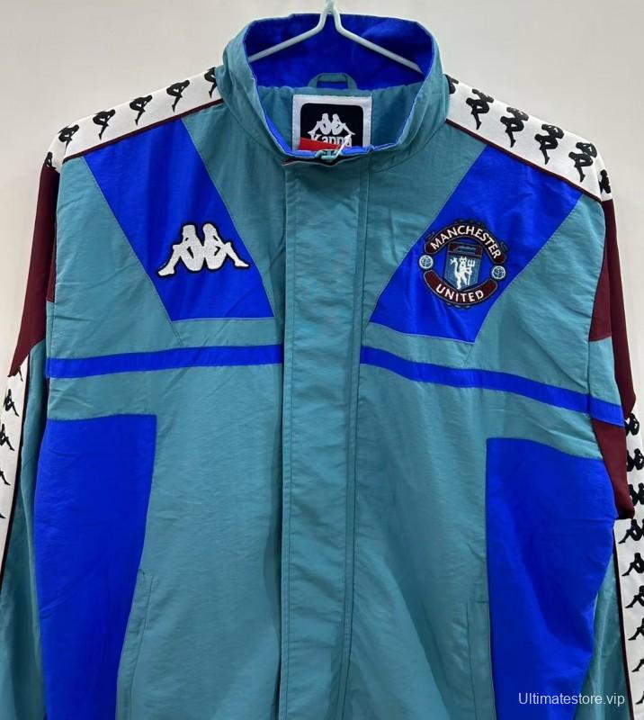 25/26 Manchester United 1967 Style Blue Windbreaker