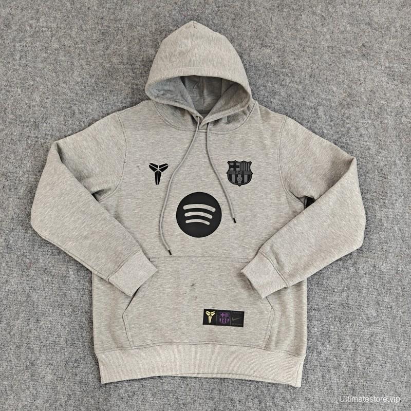 25/26 Barcelona Fleece-lined Kobe Fleece-lined hoodie 9 Colors