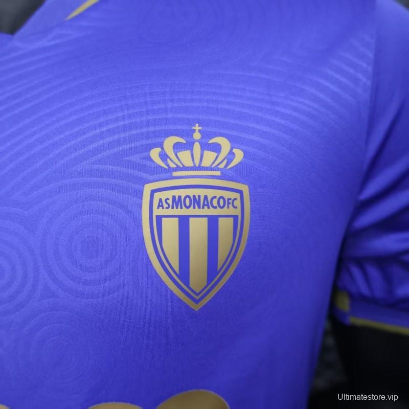 Player Version 25/26 Monaco Away Blue Jersey