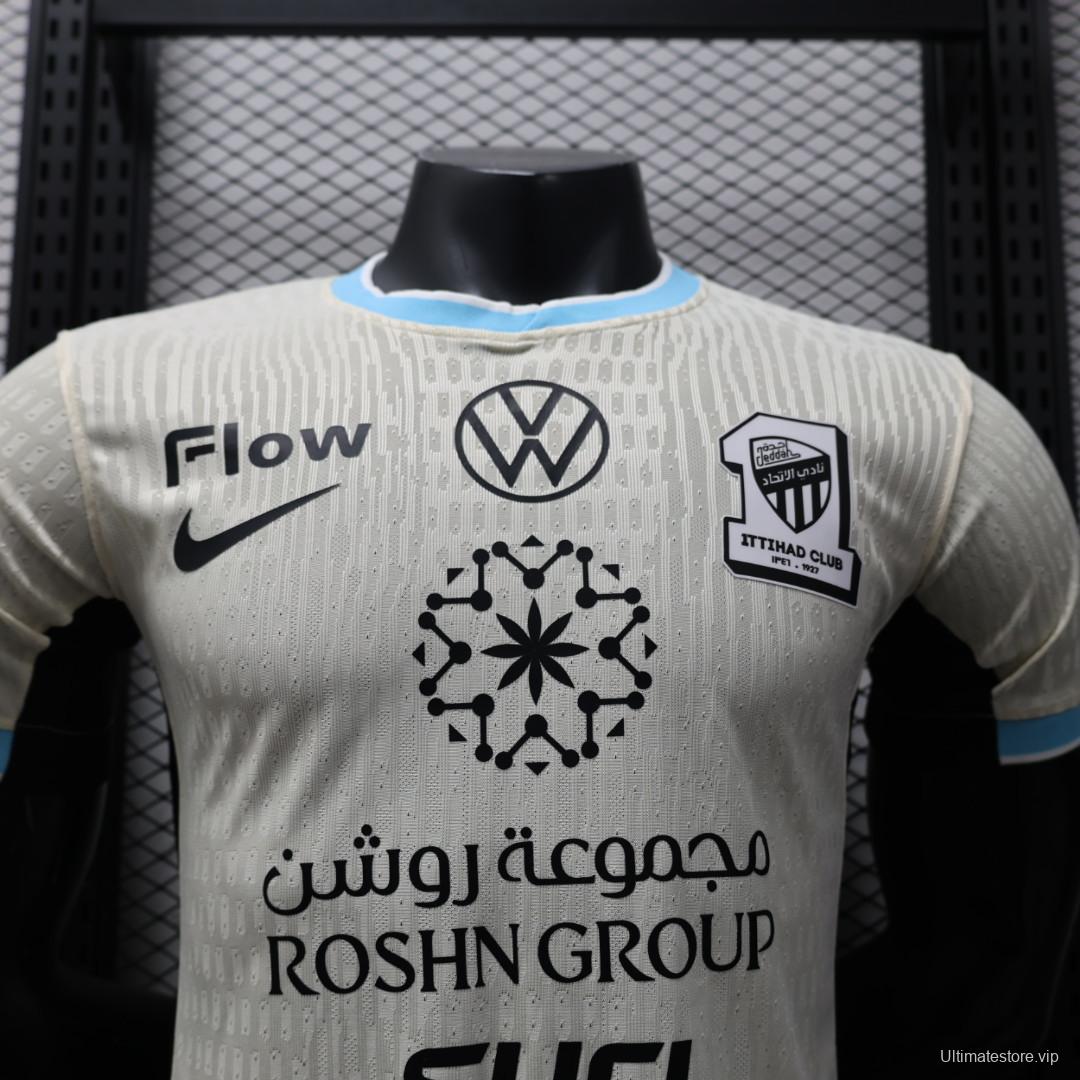 Player Version 25/26 Al-Ittihad Away WHITE Jersey