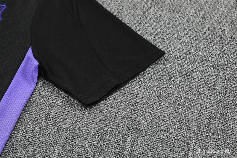 25/26 Barcelona Black Joint Edition with XS Short Sleeve+Soccer Shorts