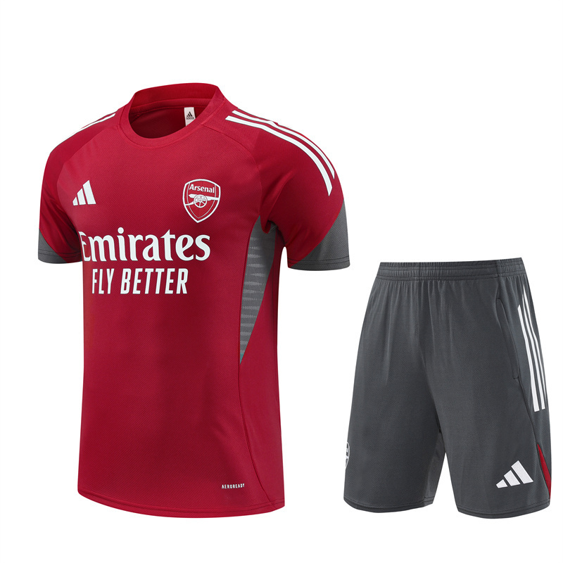 25/26 Arsenal Red Short Sleeve with XS  Short Sleeve Jersey+Shorts