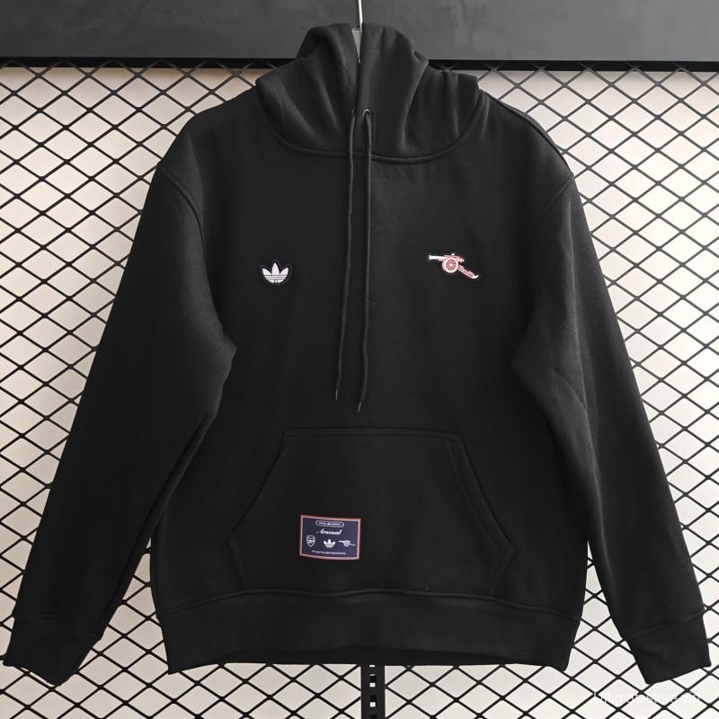 25/26 Arsenal Embroidered Logo Hoodie 7 Colors