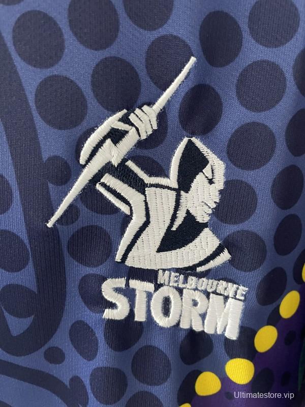 25/26 Melbourne Storm Navy with Indigenous Art Jersey