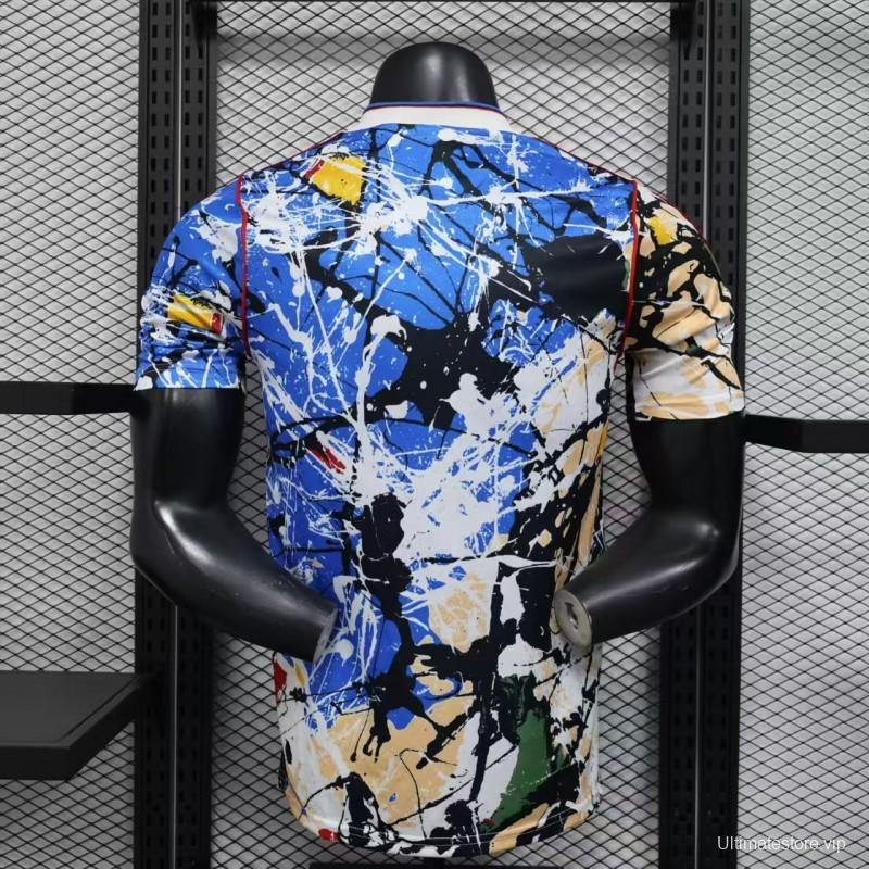 Player Version 26/27 Manchester United Multicolor Paint Splash Art Special Edition Jersey