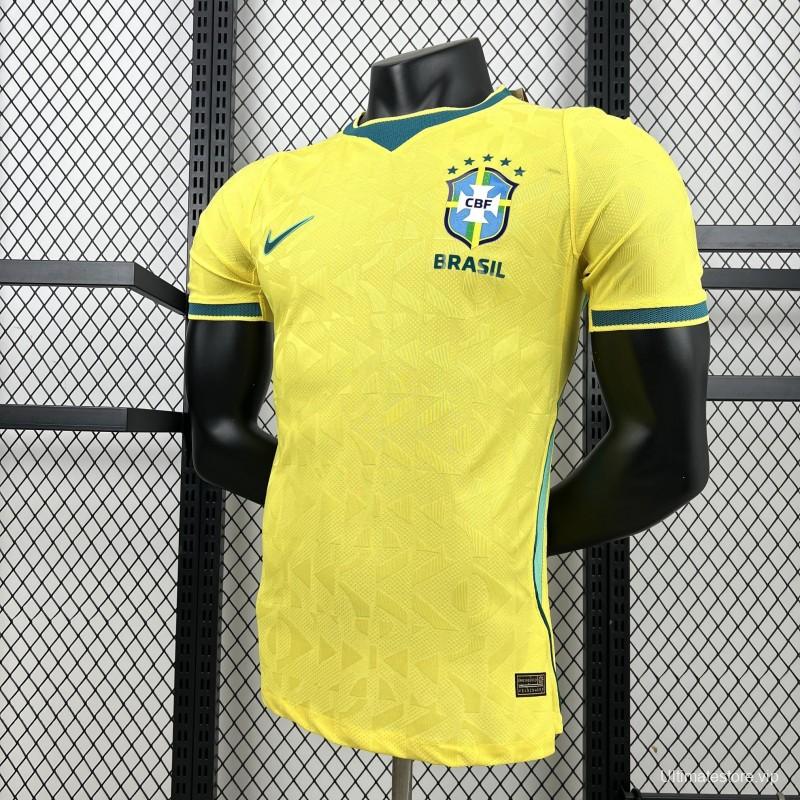 2026 Player Version Mens Brazil World Cup Home Jersey