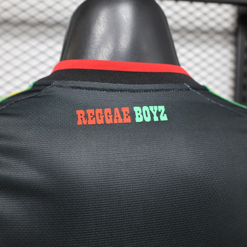 Player Version 2026 Jamaica Dark Grey Reggae Music Culture Special Edition Jersey