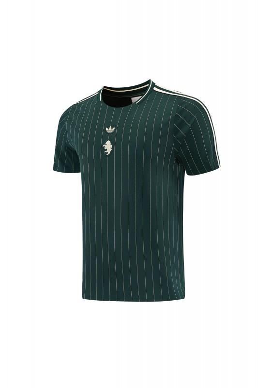 26/27 Juventus Navy Green Short Sleeve+Soccer Shorts