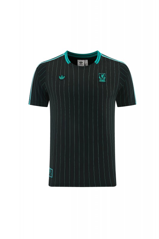 26/27  Liverpool  Black Short Sleeve+Soccer Shorts