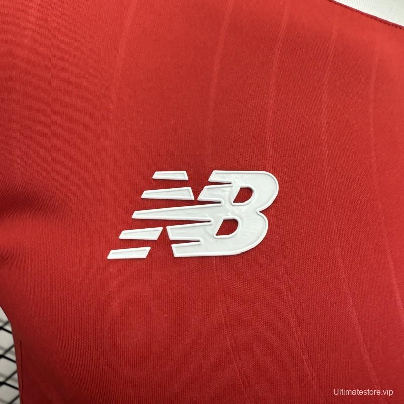 Player Version 26/27 Deportivo Toluca FC New Balance Home Deep Red White Jersey