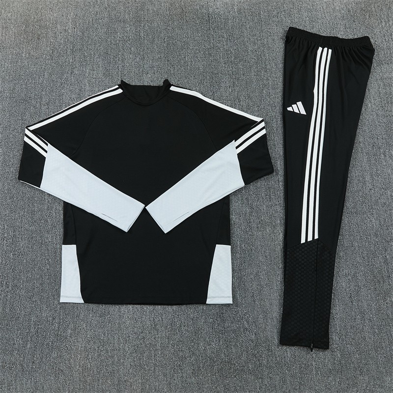 2026 Inter Miami CF Black & White Half Zipper Jacket Tracksuit + Long Pants