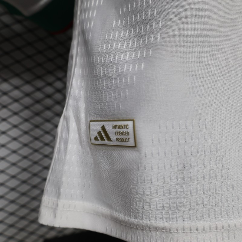 Player Version 2026 Algeria Away White Long Sleeve Jersey