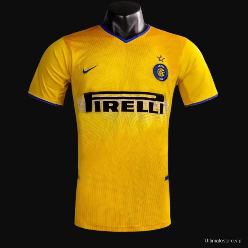 Retro 02/03 Inter Milan Third Yellow Jersey