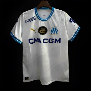 23/24 Olympique Marseille OM Africa Jersey CLAUSS AUBAMEYANG Home Jersey