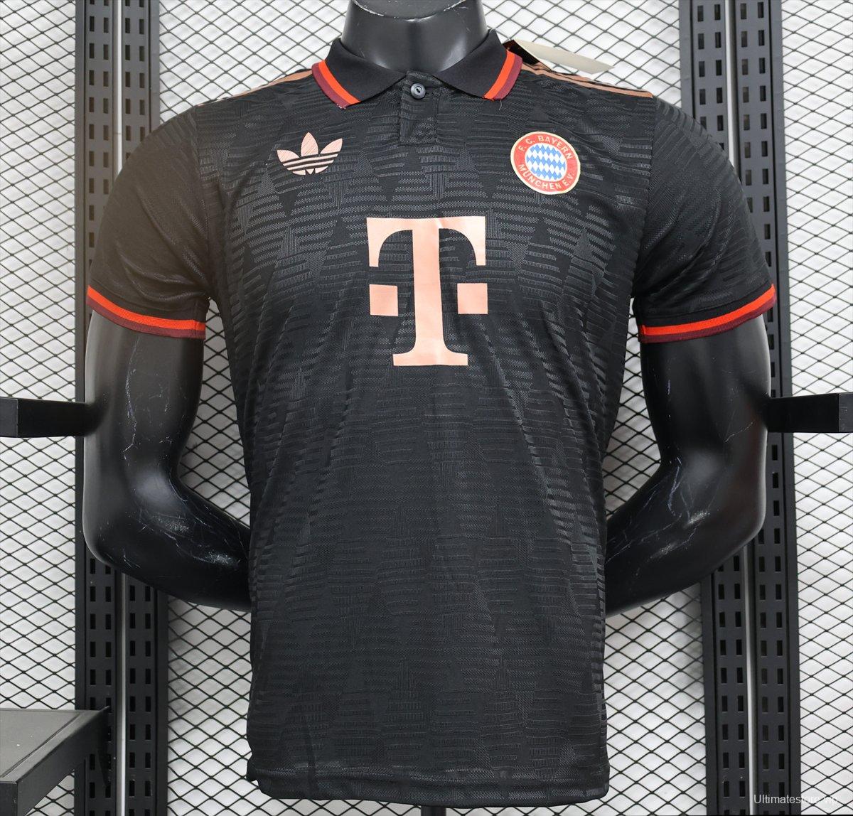 Player Version 24/25 Bayern Munich x Adidas Original Black Jersey