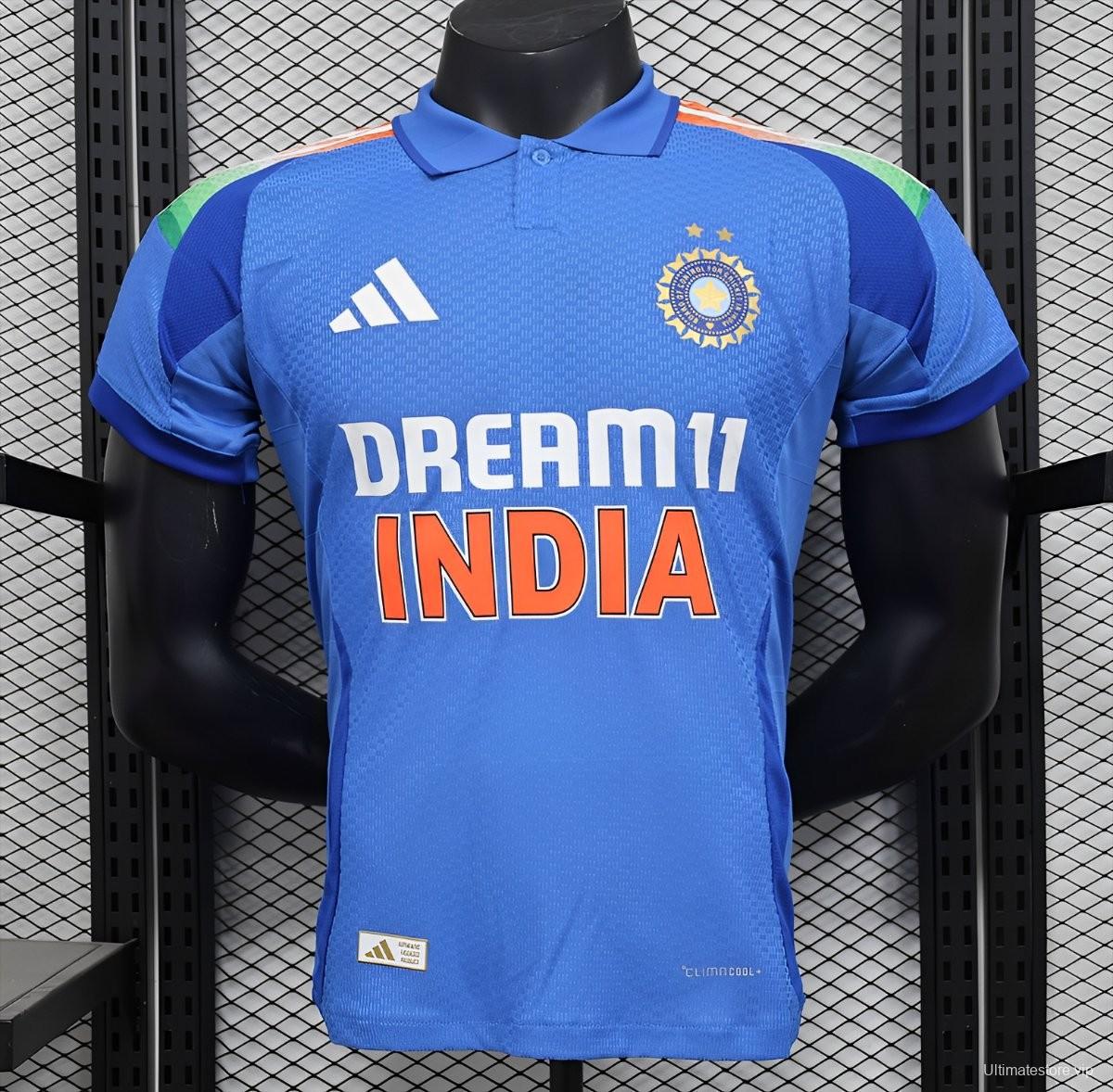 Player Version 2024 India Blue Jersey