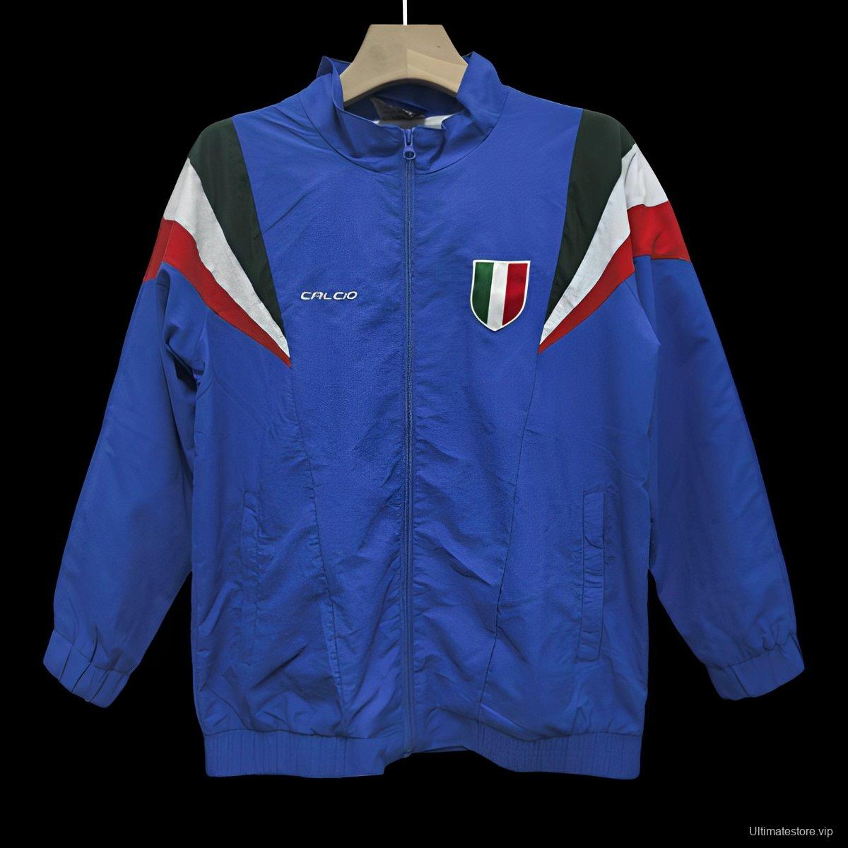 2025 Italy Blue Windbreaker