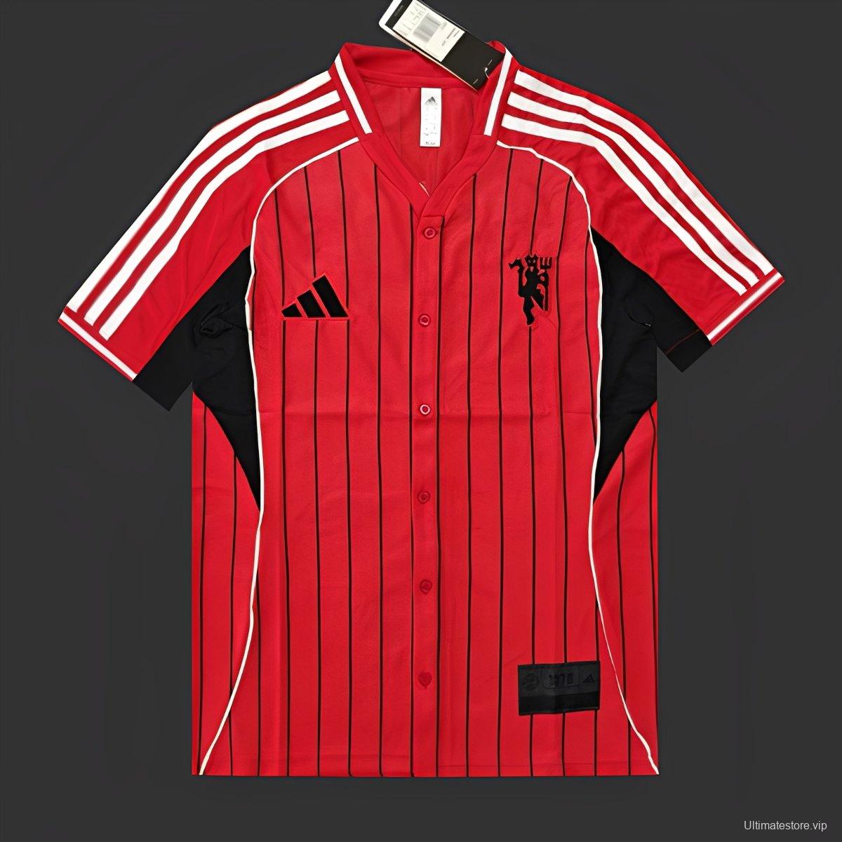 25/26 Manchester United US Pack Baseball Jersey