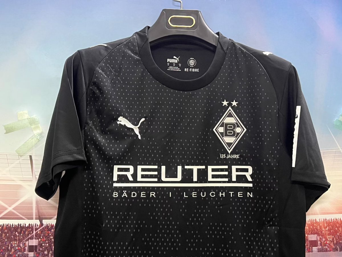 25/26 Borussia Monchengladbach Third Black Jersey