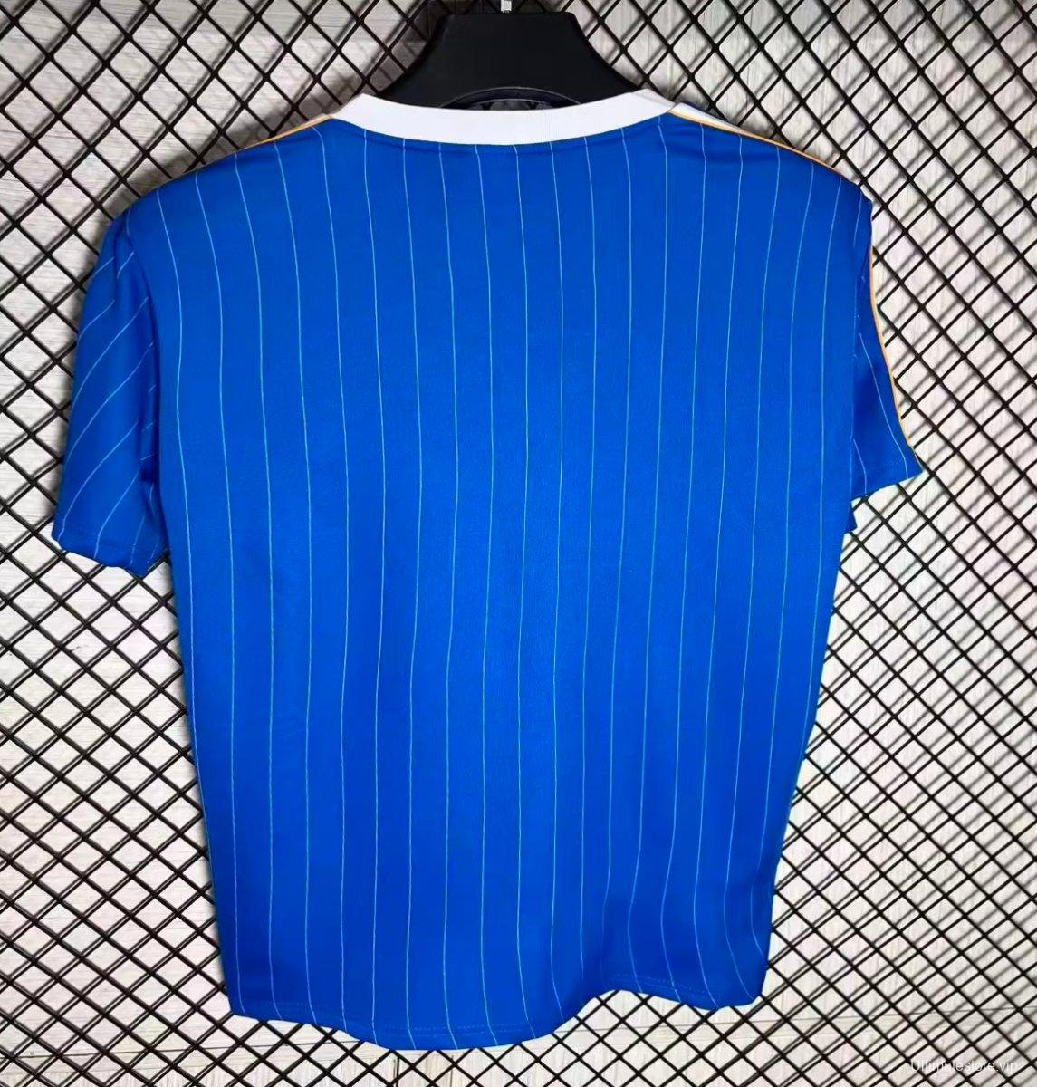 25/26 Real Madrid Adidas Original Blue Casual Jersey