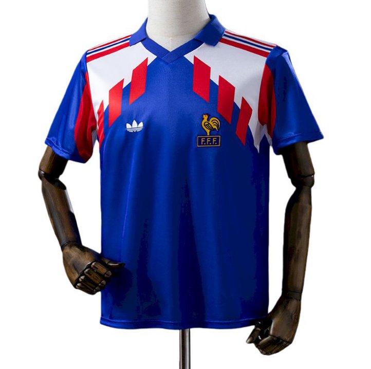 1990 Retro France Home Jersey