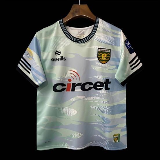 25/26 Donegal GAA Light Blue/Mint Green Away Jersey