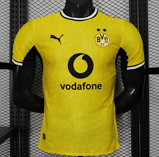 25/26 Player Version Borussia Dortmund Yellow with Black Trim Cup Jersey