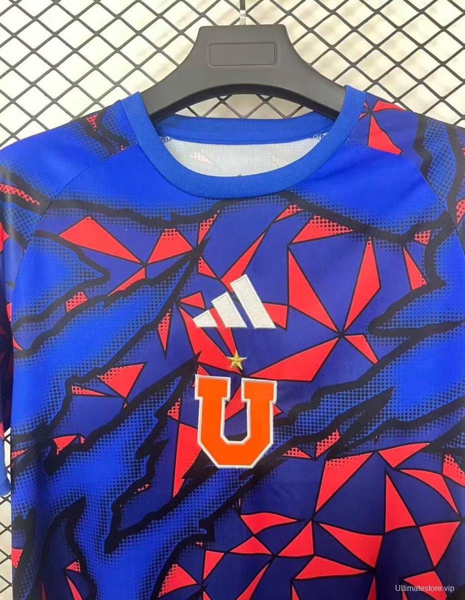 26/27 Club Universidad de Chile Blue Pre-Match Jersey