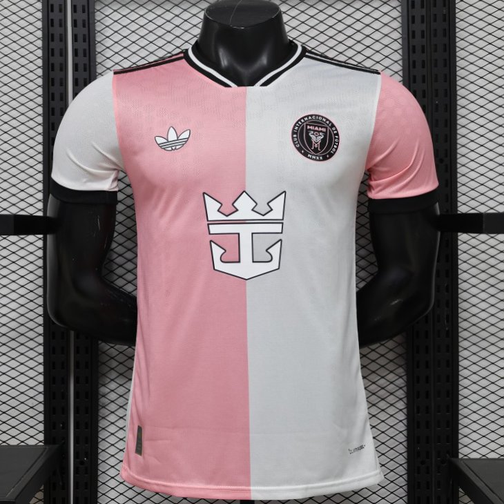 Player Version 26/27 Inter Miami CF  Pink & White with Split Panel Home Jersey