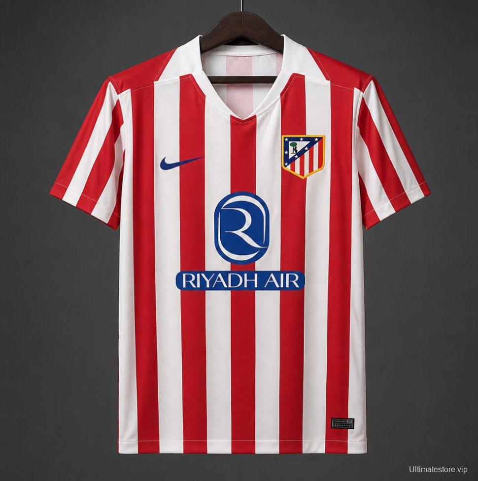 25/26 Atletico Madrid Home Jersey With Griezmann Special Printing