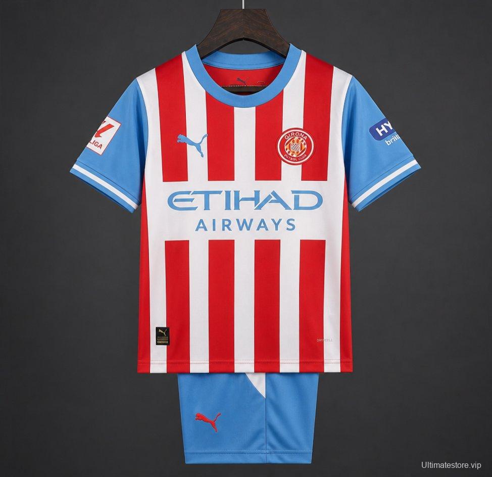 26/27 Kids Girona Home Jersey