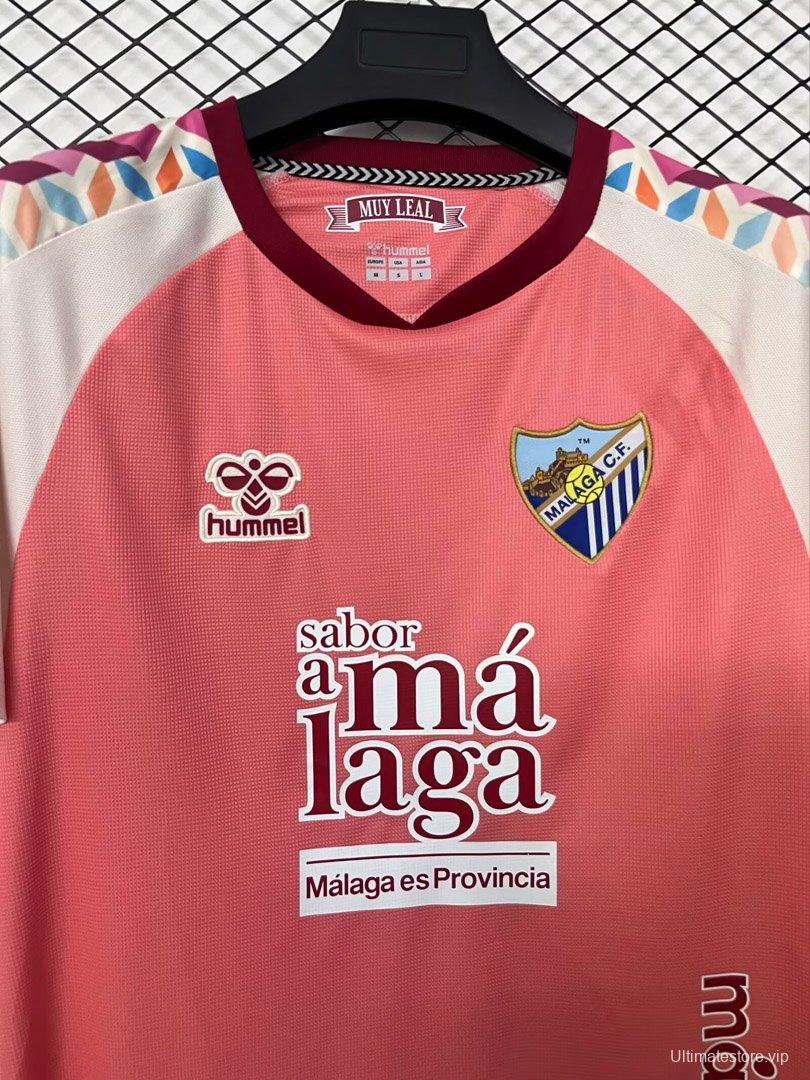 26/27 Malaga Away Pink/White Jersey