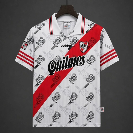 Retro 96/97 River Plate Home White Jersey