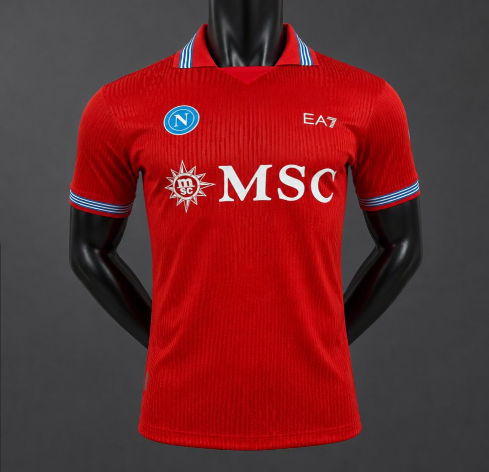 Player Version 26/27 SSC Napoli Third Red Jersey