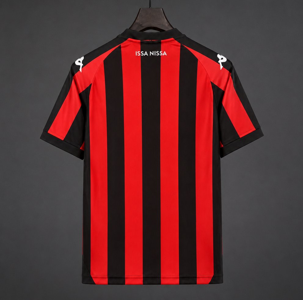 26/27 OGC Nice Home Red/Black Stripes Jersey