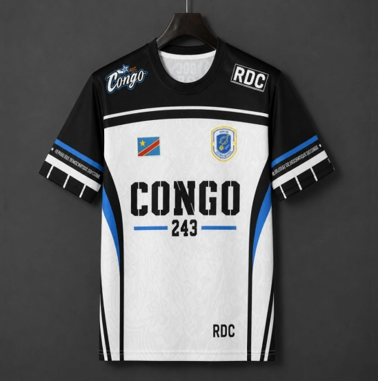 2026 DR Congo White with Black "CONGO 243" Special Edition Jersey