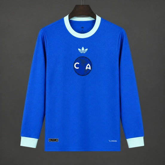 26/27 Club America 110 Years Anniversary Goalkeeper Long Sleeve Blue Jersey