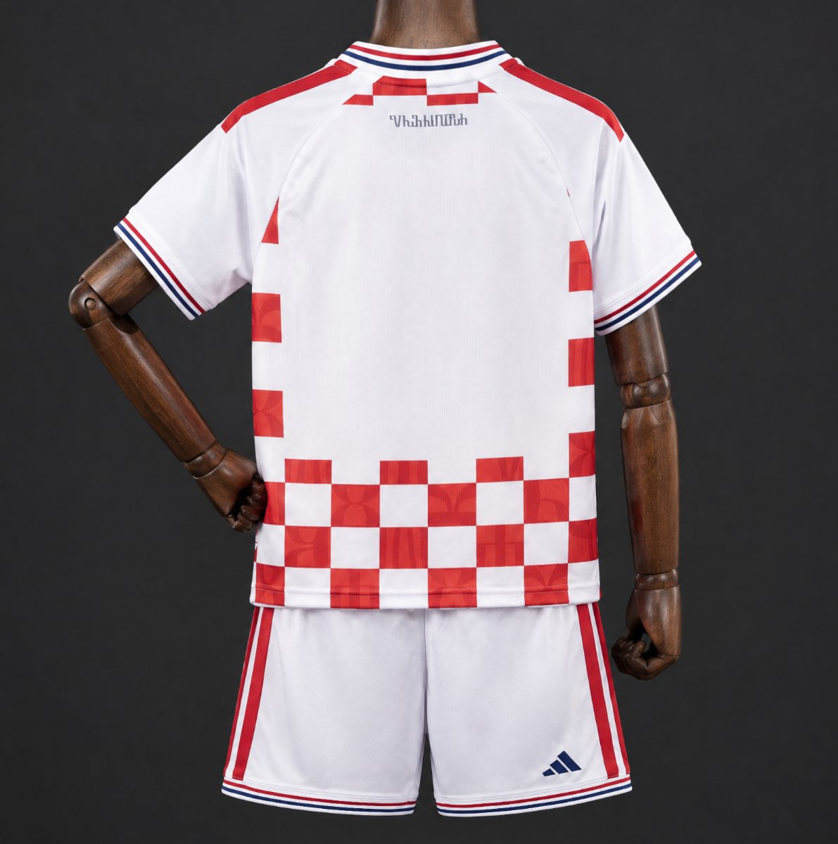 2026 Kids Croatia Home Red White Jersey