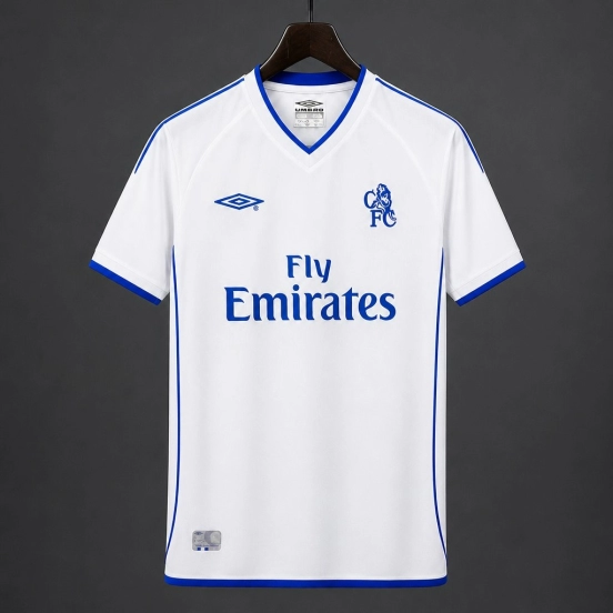 Retro 01/03 Chelsea Away White Jersey